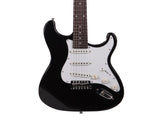 Rosewood Fingerboard Electric Guitar Black w/ White 97563355