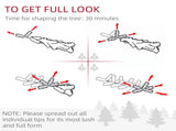 8' Artificial Pencil Christmas Tree, Slim Xmas Tree with 618 Realistic Branch Tips and Plastic 59960291