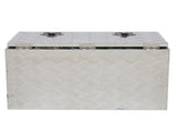 30" ATV Aluminum Under Body Toolbox 5 Bar Tread Silver 46944347
