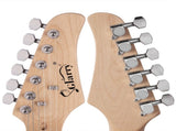 GST Stylish Electric Guitar Kit with Black Pickguard Red 12323602