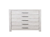 Modern Style 5-Drawer Chest Made with Wood in Natural Rustic B009P152659