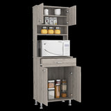 Bay Area Pantry, Two Door Cabinets, One Drawer, Four Adjustable Metal Legs B128P148870