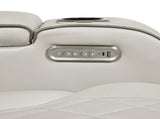 1pc Luxurious Power Reclining Loveseat w Center Console Adjustable Headrests Lights Storage Arms USB B011P609102