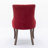 A&A Furniture,Ultra Side Dining Chair,Thickened fabric chairs with neutrally toned solid wood W1143P151494