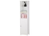 One Door & Three Layers Bathroom Cabinet White 99595390