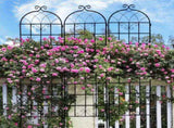 4 Pack Metal Garden Trellis 86.7" x 19.7" Rustproof Trellis for Climbing Plants Outdoor Flower 53121486