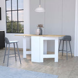 Kailua Folding Dining Table, Space-Saving, Foldable in 3 Forms B128P148722