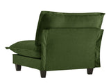 73 Armless Sofa Chenille- Green W714P448384