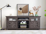 2 Doors Cabinet Farmhouse Cabinet, Farmhouse TV Stand Barn Design,Modern Farmhouse TV Media Stand, W2275P389692
