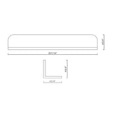 DAX Shelves Solid Surface B2702P226997
