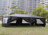10'x20' Outdoor Party Tent with 6 Removable Sidewalls, Waterproof Canopy Patio 67497602