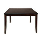 Cherry Finish Transitional 1pc Counter Height Table with Extension Leaf Mango Veneer Wood Dining B01152852