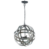 ZNTS 4 - Light Galvanized Chandelier, Hanging Light Fixture with Adjustable Chain for Kitchen Dining Room W2078138929