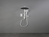ShowerSpas Shower System, with 10" Rain Showerhead, 4-Function Hand Shower, Adjustable Slide Bar and W2287P182576