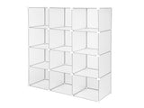 Cube Storage 12-Cube Book Shelf Storage Shelves Closet Organizer Shelf Cubes Organizer Bookcase 02284857
