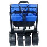 Folding Wagon Garden Shopping Beach Cart W22735630