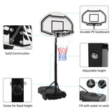 ZNTS 28" x 19" Backboard Adjustable Pool Basketball Hoop System Stand Kid Poolside Swimming Water Maxium 61942967