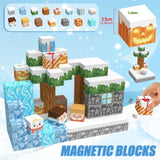 ZNTS 100Pcs/Set Magnetic Building Blocks Children Kids Educational Toy Gift 07743254