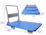 Hand Truck Upgraded Foldable Push Cart Dolly 660 lbs Capacity Moving Platform Hand Truck Heavy Duty W227133407