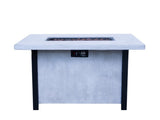 44" W x 25" H Outdoor Patio Propane Gas Fire Pit Table - 50,000 BTU High-temperature-resistant W2691P231636