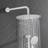 Shower System with Shower Head, Hand Shower, Slide Bar, Bodysprays, Shower Arm, Hose, Valve Trim, W2287141191
