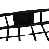 Rooftop Cargo Carrier BasketMotoring Roof RackTop Mount Roof Rack 64black steel W46540103