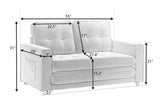 3 Fold Sofa,Convertible Futon Couch sleeper sofabed,Space saving loveseat,Pull Out Couch Bed for W1628118503