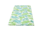 2" THICK FLORAL CHAISE LOUNGE CUSHION IN LEAF COCONUT - WATERPROOF FOLDABLE 2-PART DESIGN - FOR N770P253018L