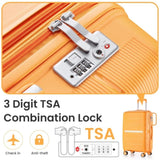 Luggage Sets 4 Piece PP Lightweight & Durable Expandable suitcase W2098P144466
