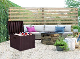 51gal 195L Outdoor Garden Plastic Storage Deck Box Chest Tools Cushions Toys Seat Waterproof 80213979