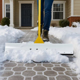 29in Wide Snow Pusher Shovel Plow Blade for Driveways, Sidewalks, Doorways & Decks, Hockey Rinks, 58980781