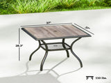 Square Outdoor Dining Table 11846121