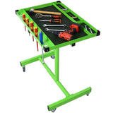 Adjustable Tear Down Work Table with Drawer for Garages, Repair Shops, and DIY, Portable, 2.5" W465P152674