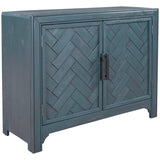 U_STYLE 40'' Modern Cabinets with Unique Design Doors with 1 Adjustable Shelves,Suitable for WF313558AAV