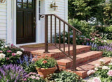 Copper Outdoor 2-Step Iron Handrail 53230346