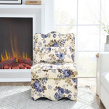 Flannel single dining chair with soft seat cushion and backrest, no armrests, matching pillow can be W487P221666