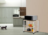 Baker's Rack 3-Tier Kitchen Utility Microwave Oven Stand Storage Cart Workstation Shelf 92413090
