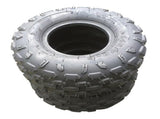Pair of ATV Go Kart Tires 145/70-6 Rated Black rubber Depth 5 mm 61419693
