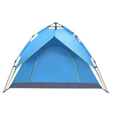 ZNTS 2-3 Person Double-Deck Tow-Door Hydraulic Automatic Tent Free Build Outdoor Tent Blue 17291285