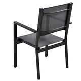 ZNTS High-quality Steel Outdoor Table and Chair Set, Suitable for Patio, Balcony, Backyard. 52937466