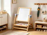 Kids Art Easel 2 in 1 Wooden Double Sided with Magnetic Whiteboard Chalkboard and Painting 74611656