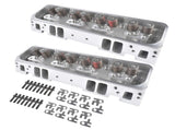 Complete Aluminum Cylinder Heads Fits for SBC Chevy 350 Camaro 190cc 64cc 2.02/1.60-Straight 03848748