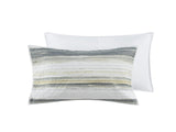 6 Piece Printed Quilt Set with Throw Pillows Yellow Full/Queen B03597635