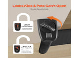Retractable Baby Gate, Expands Up to 163.3 Inches Wide, 39 Inches High, Reinforced with Fiberglass 26806186