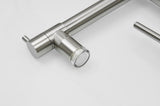 Heavy Duty Commercial Style LEDKitchen Sink Faucet, Single Handle Pre-Rinse Spring Sprayer Kitchen W1932P172301