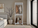Dover Closet, 2 Shelves, White B097P474256