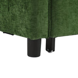 56.9" Loveseat Sofa Pull-out Sofa Bed Sleeper Sofa with a Reversible Backrest Cushion, Side Pockets, N719P208853F