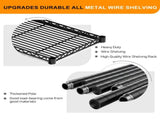 5-layer double row, freely adjustable layer spacing, with adjustable feet, display stand, iron, 62691632