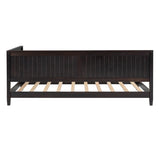 Twin Size Wood Daybed/Sofa Bed, Espresso WF297689AAP