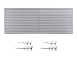 Heavy Duty PVC Slatwall Garage Organizer, 8ft x 4ft Section with 10 Panels, Industrial Strength W1422P286710